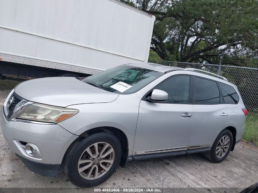 2014 Nissan Pathfinder S/Sv/Sl/Platinum VIN: 5N1AR2MN4EC646123 Lot: 40453406