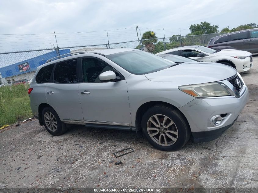 2014 Nissan Pathfinder S/Sv/Sl/Platinum VIN: 5N1AR2MN4EC646123 Lot: 40453406