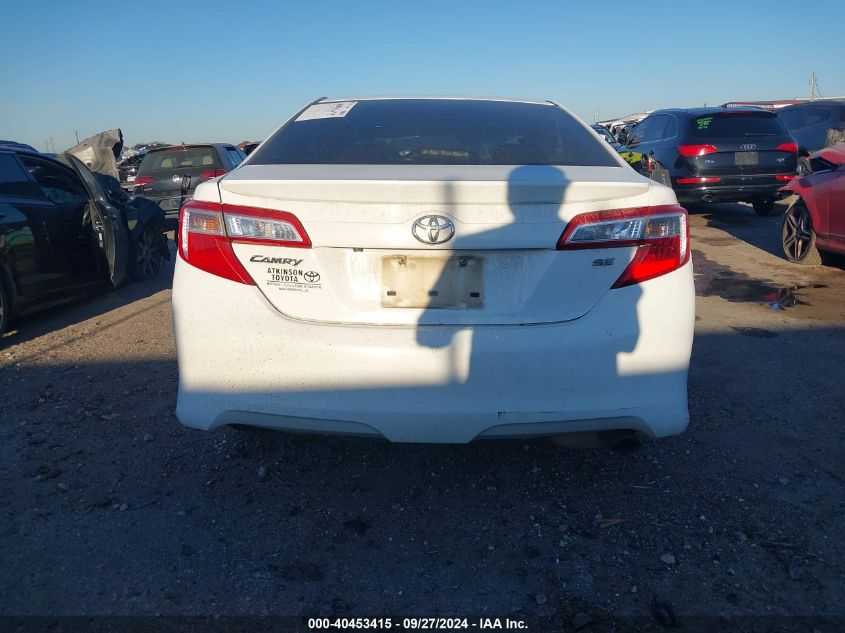 2014 Toyota Camry Se VIN: 4T1BF1FK6EU870160 Lot: 40453415