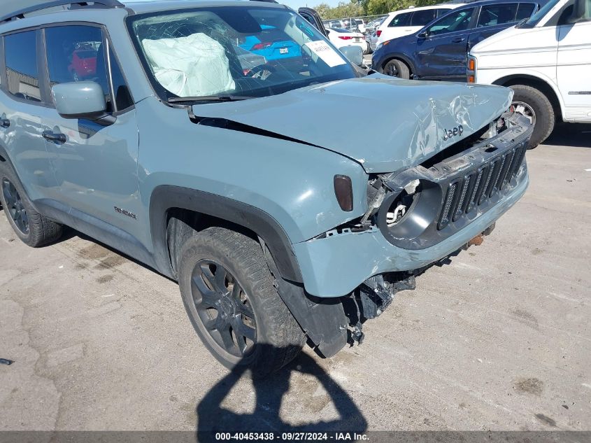 2018 Jeep Renegade Latitude 4X4 VIN: ZACCJBBB6JPJ36260 Lot: 40453438