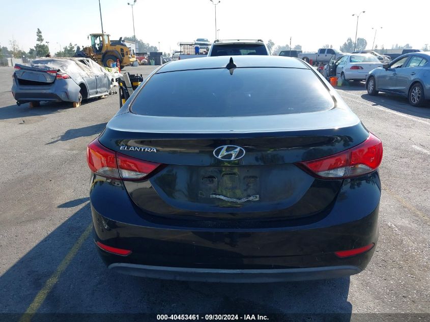 2015 Hyundai Elantra Se VIN: 5NPDH4AE9FH602564 Lot: 40453461