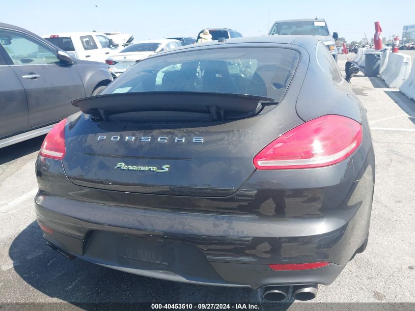 2014 Porsche Panamera E-Hybrid S VIN: WP0AD2A73EL044533 Lot: 40453510