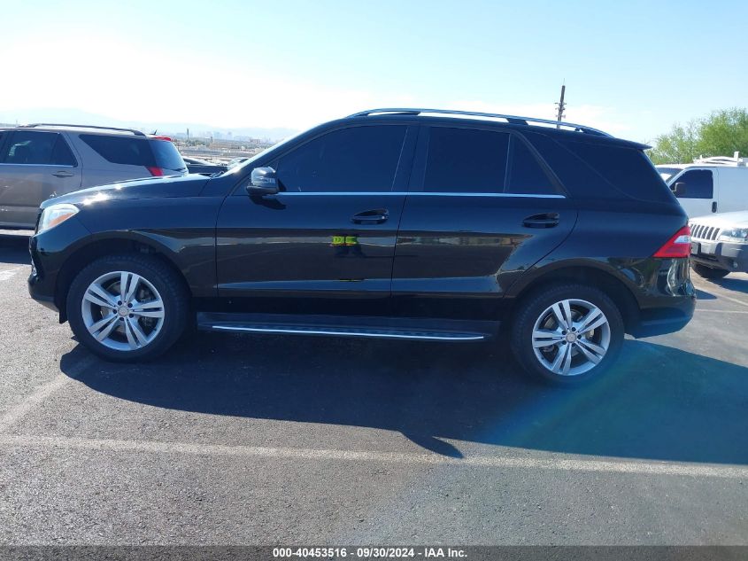 2014 Mercedes-Benz Ml 350 VIN: 4JGDA5JB1EA410606 Lot: 40453516