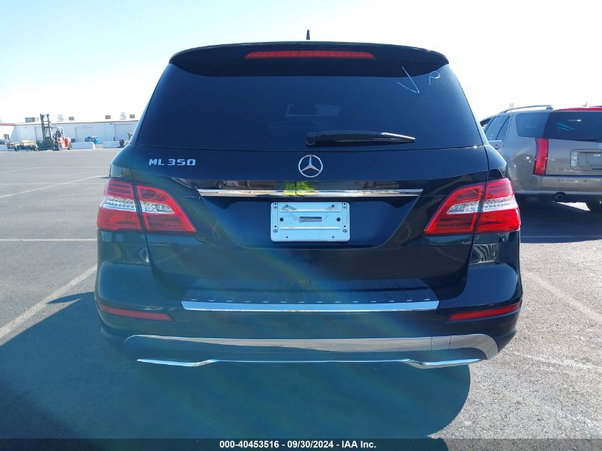 2014 Mercedes-Benz Ml 350 VIN: 4JGDA5JB1EA410606 Lot: 40453516