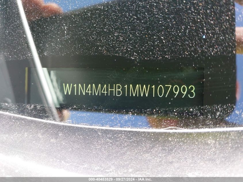 W1N4M4HB1MW107993 2021 Mercedes-Benz Glb 250 4Matic