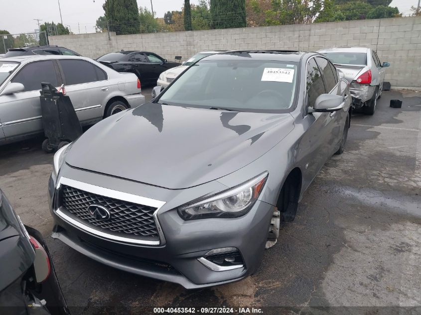 2019 Infiniti Q50 3.0T Luxe VIN: JN1EV7AP8KM541355 Lot: 40453542