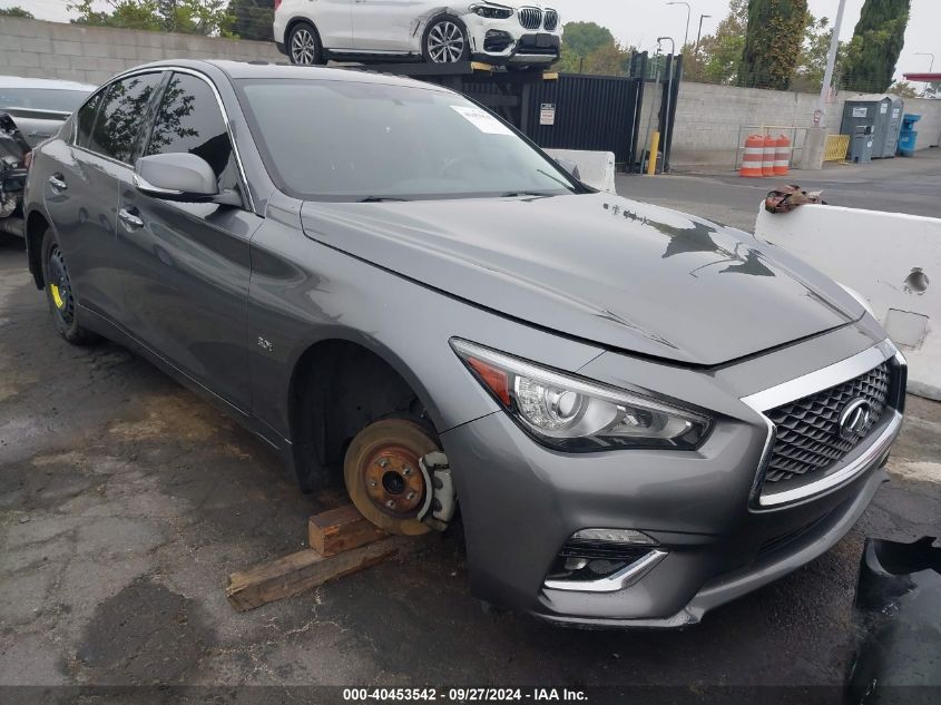 2019 Infiniti Q50 3.0T Luxe VIN: JN1EV7AP8KM541355 Lot: 40453542