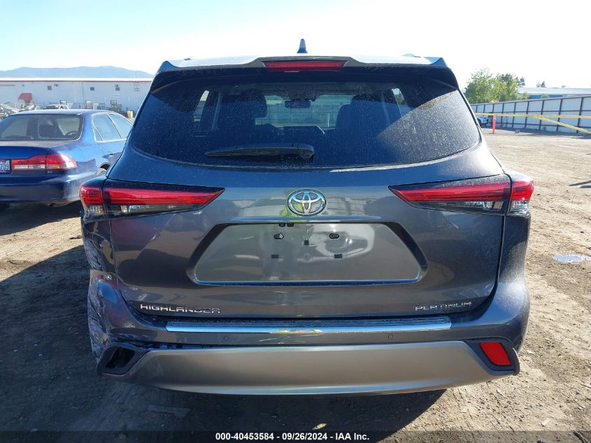 2023 Toyota Highlander Platinum VIN: 5TDKDRAH5PS505822 Lot: 40453584