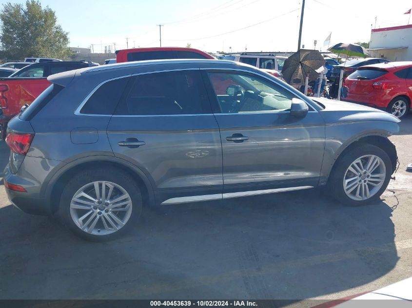 2018 Audi Q5 2.0T Premium/2.0T Tech Premium VIN: WA1BNAFY1J2100704 Lot: 40453639