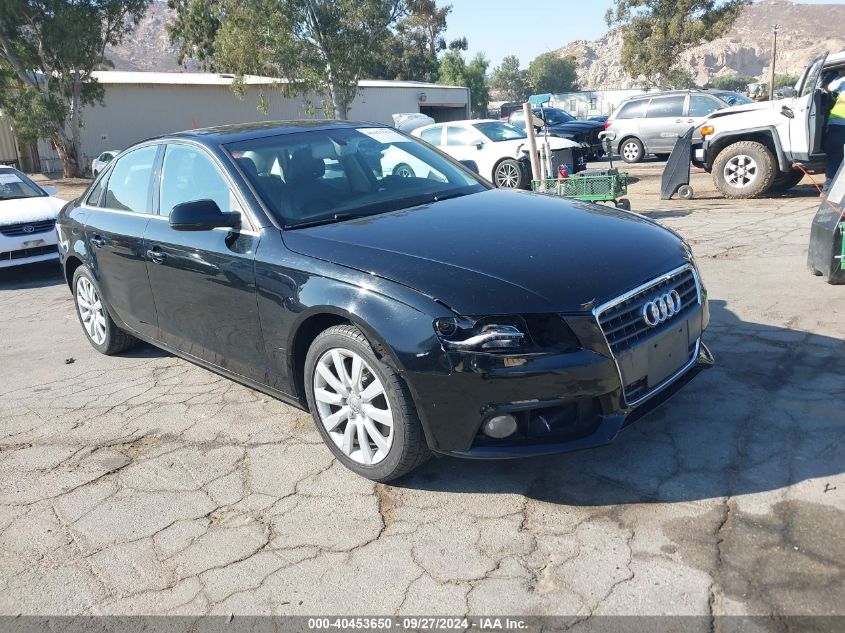 2011 Audi A4 2.0T Premium VIN: WAUEFAFL0BN001518 Lot: 40453650