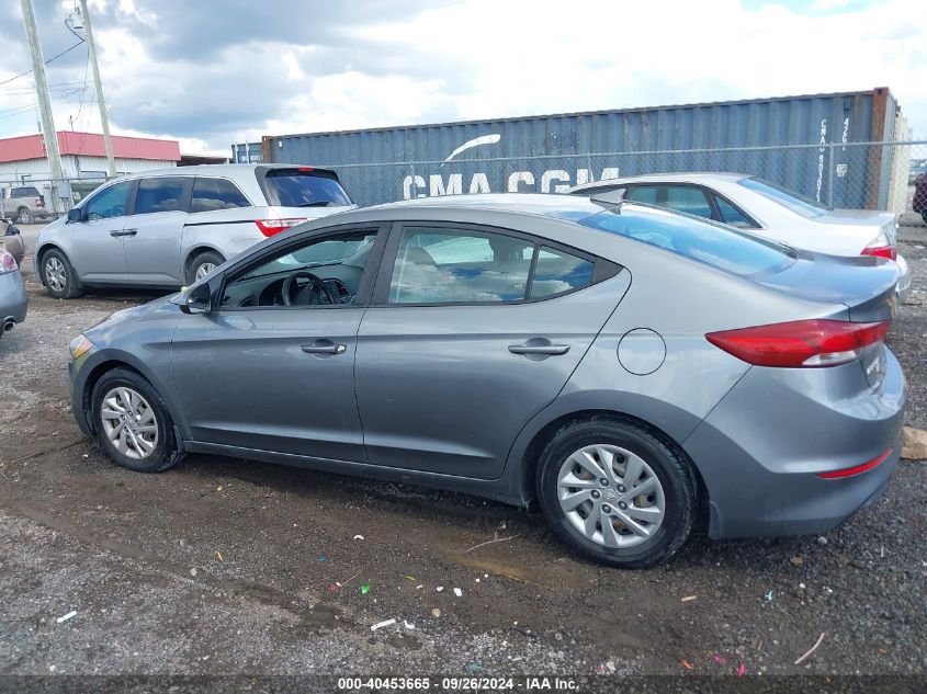 2017 Hyundai Elantra Se VIN: KMHD74LF3HU150138 Lot: 40453665