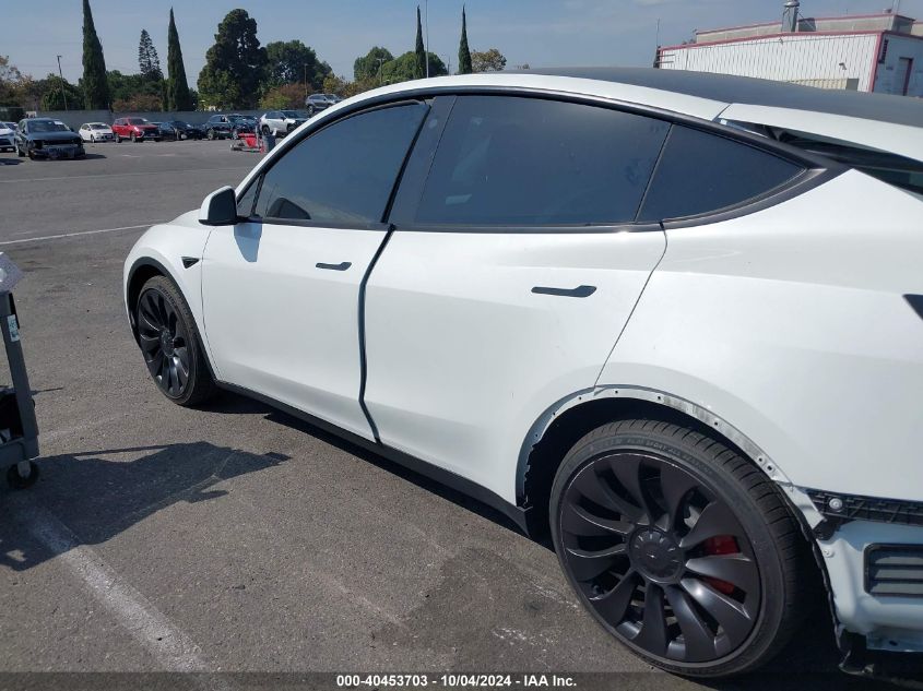 2023 Tesla Model Y Awd/Performance Dual Motor All-Wheel Drive VIN: 7SAYGDEF0PF739404 Lot: 40453703