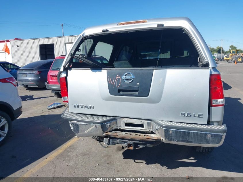 2006 Nissan Titan Le VIN: 1N6AA07B36N557342 Lot: 40453707