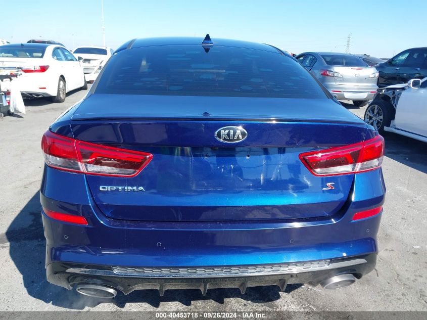 2019 Kia Optima S VIN: 5XXGT4L32KG365512 Lot: 40453718