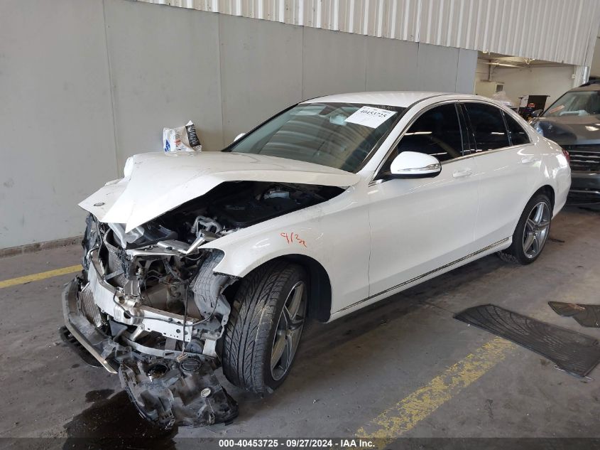 55SWF4KB6FU032622 2015 MERCEDES-BENZ C CLASS - Image 2