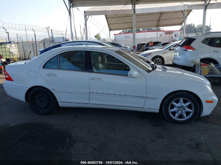 2003 Mercedes-Benz C 240 VIN: WDBRF61J13E014396 Lot: 40453759