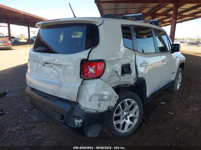 2017 Jeep Renegade Latitude 4X4 VIN: ZACCJBBB9HPG55011 Lot: 40453802