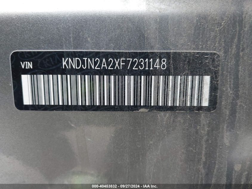 KNDJN2A2XF7231148 2015 Kia Soul