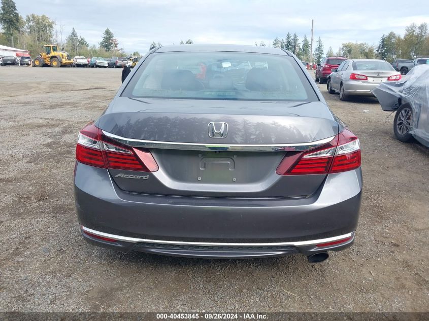 2016 Honda Accord Lx VIN: 1HGCR2F33GA109283 Lot: 40453845