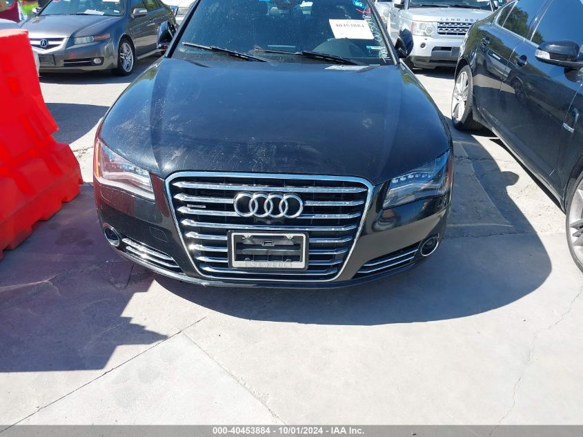 2014 Audi A8 L 4.0T VIN: WAUR2AFDXEN005098 Lot: 40453884