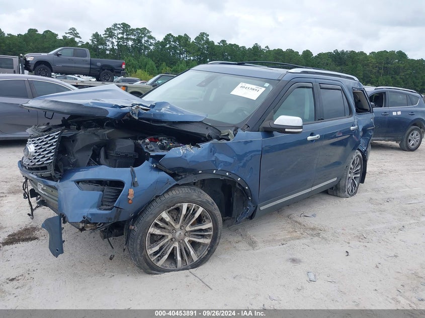 VIN 1FM5K8HT3JGC03353 2018 FORD EXPLORER PLATINUM