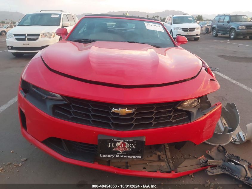 1G1FB3DX2L0127407 2020 Chevrolet Camaro Rwd 1Lt