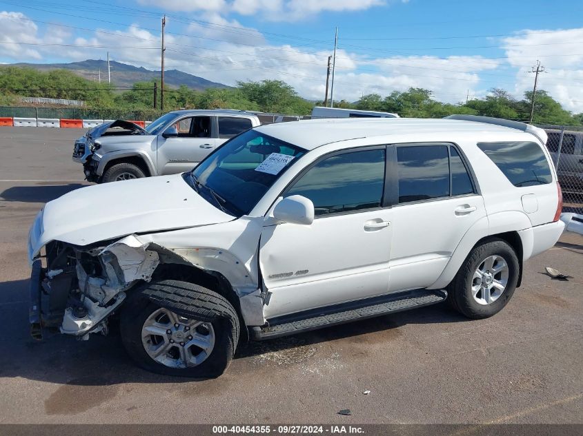 2005 Toyota 4Runner Limited V6 VIN: JTEBU17R158043905 Lot: 40454355