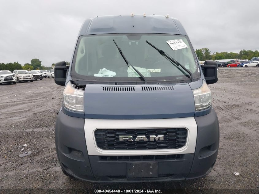 2019 Ram Promaster 3500 Cargo Van High Roof 159 Wb Ext VIN: 3C6URVJG2KE558322 Lot: 40454448