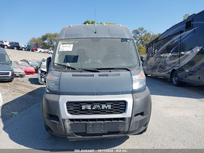 2019 Ram Promaster 3500 Cargo Van High Roof 159 Wb Ext VIN: 3C6URVJG5KE564695 Lot: 40454457