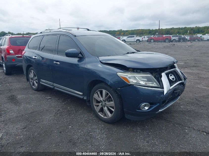 2016 Nissan Pathfinder Platinum VIN: 5N1AR2MM1GC637163 Lot: 40454465