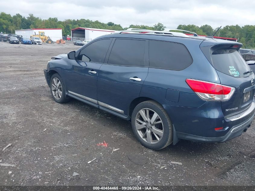 2016 Nissan Pathfinder Platinum VIN: 5N1AR2MM1GC637163 Lot: 40454465