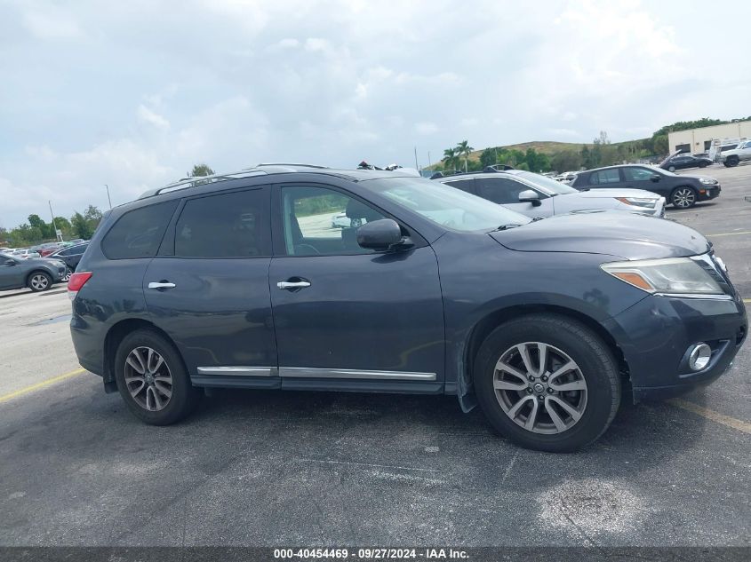 2014 Nissan Pathfinder Sl VIN: 5N1AR2MN7EC706119 Lot: 40454469