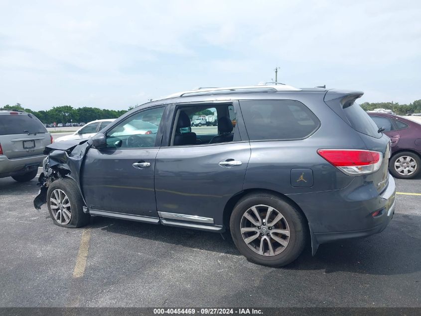 2014 Nissan Pathfinder Sl VIN: 5N1AR2MN7EC706119 Lot: 40454469