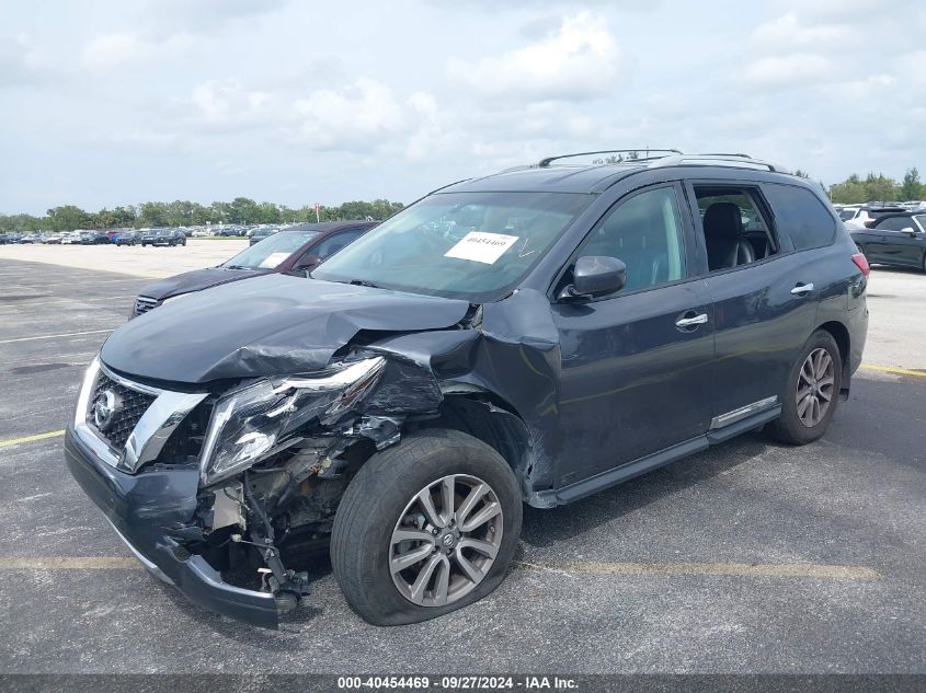 2014 Nissan Pathfinder Sl VIN: 5N1AR2MN7EC706119 Lot: 40454469