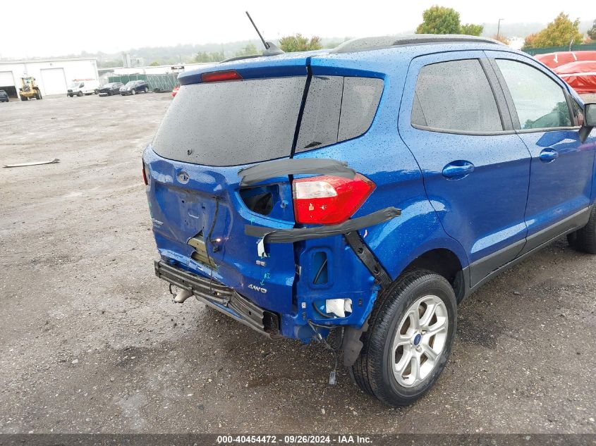 2019 Ford Ecosport Se VIN: MAJ6S3GL6KC277006 Lot: 40454472