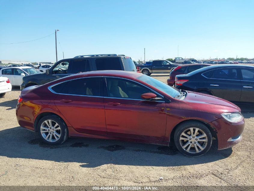 2015 Chrysler 200 Limited VIN: 1C3CCCAB8FN521425 Lot: 40454473