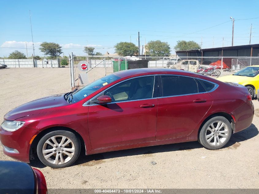 2015 Chrysler 200 Limited VIN: 1C3CCCAB8FN521425 Lot: 40454473