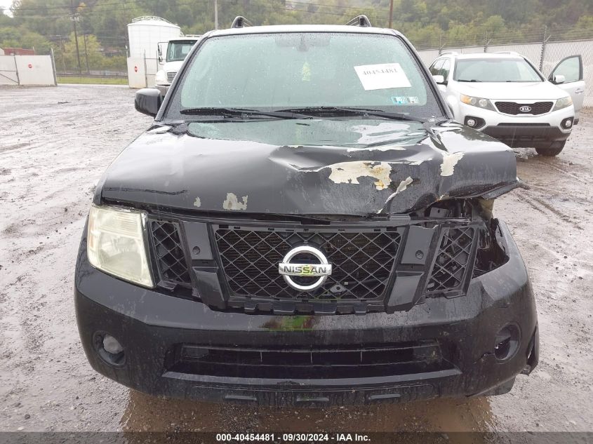 2010 Nissan Pathfinder S VIN: 5N1AR1NB6AC617828 Lot: 40454481