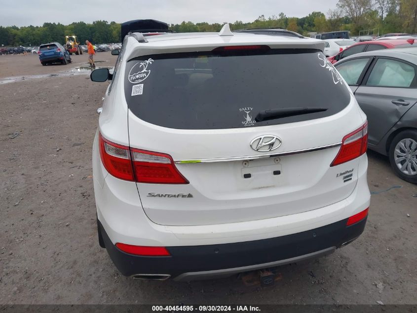 2014 Hyundai Santa Fe Limited VIN: KM8SRDHF4EU075570 Lot: 40454595