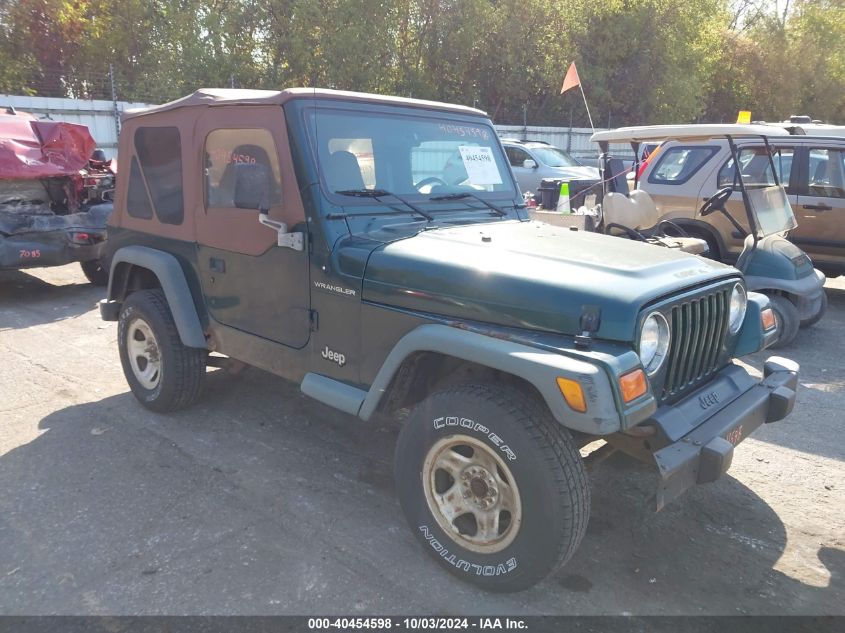 2000 Jeep Wrangler Se VIN: 1J4FA29PXYP724455 Lot: 40454598