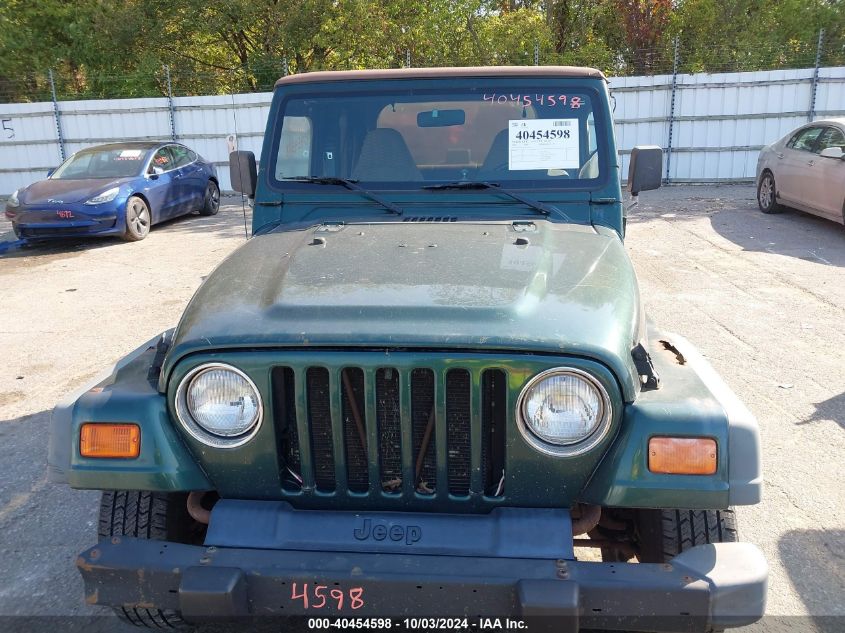 2000 Jeep Wrangler Se VIN: 1J4FA29PXYP724455 Lot: 40454598