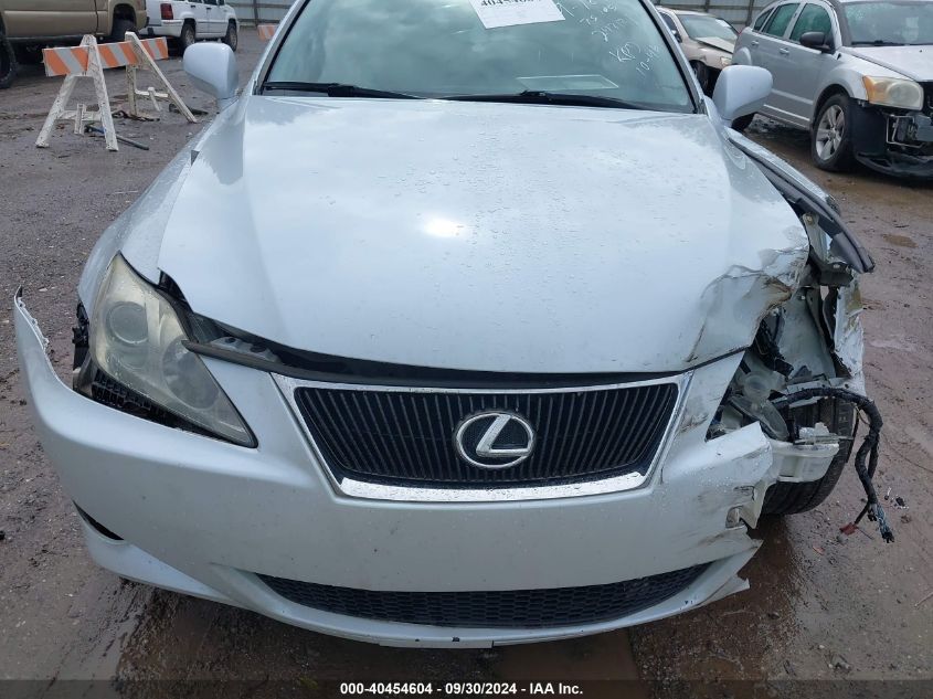 2007 Lexus Is 250 VIN: JTHCK262972009286 Lot: 40454604