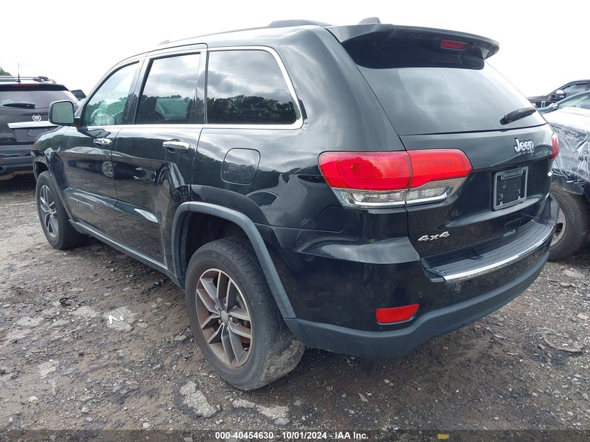 VIN 1C4RJFBG8HC836361 2017 JEEP GRAND CHEROKEE LIMITED 4X4