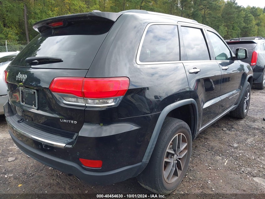VIN 1C4RJFBG8HC836361 2017 JEEP GRAND CHEROKEE LIMITED 4X4