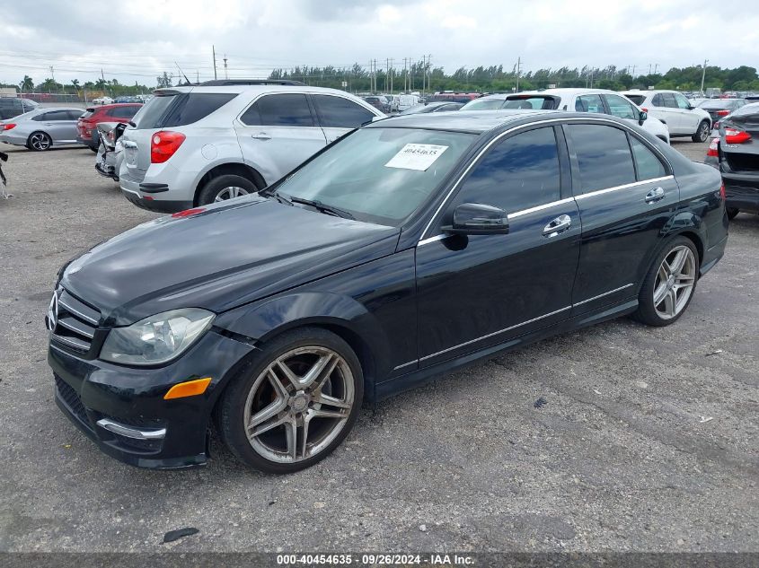 VIN WDDGF4HB5ER313323 2014 MERCEDES-BENZ C 250 no.2