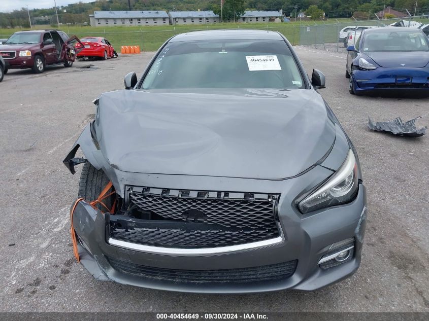 2016 Infiniti Q50 3.0T Premium VIN: JN1EV7AR1GM342222 Lot: 40454649