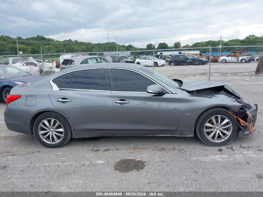 2016 Infiniti Q50 3.0T Premium VIN: JN1EV7AR1GM342222 Lot: 40454649