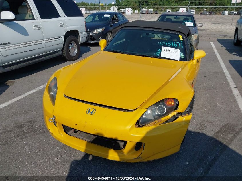 JHMAP21464T004960 2004 Honda S2000