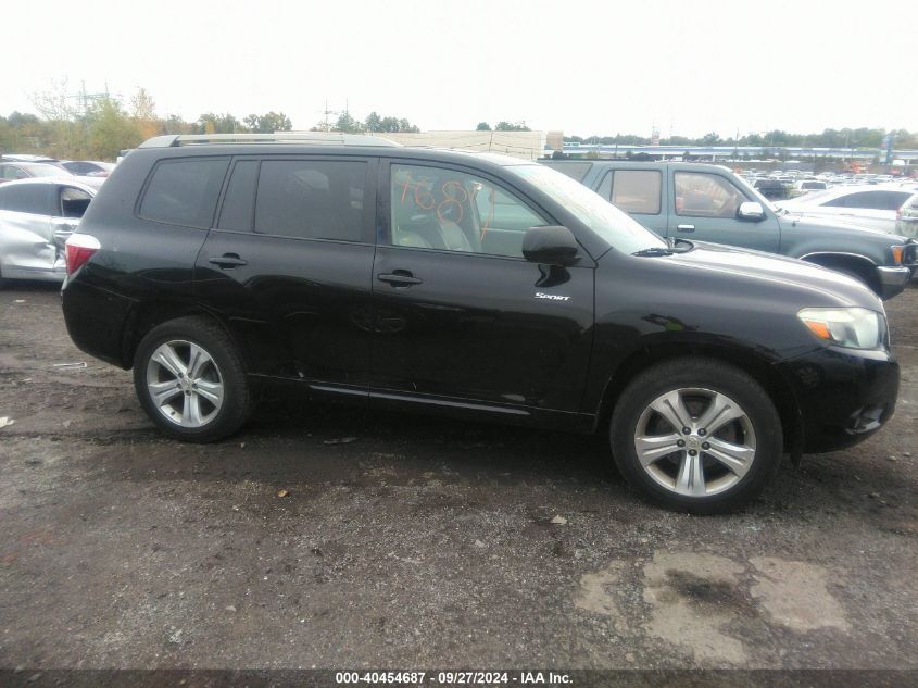 2008 Toyota Highlander Sport VIN: JTEES43A482013812 Lot: 40454687