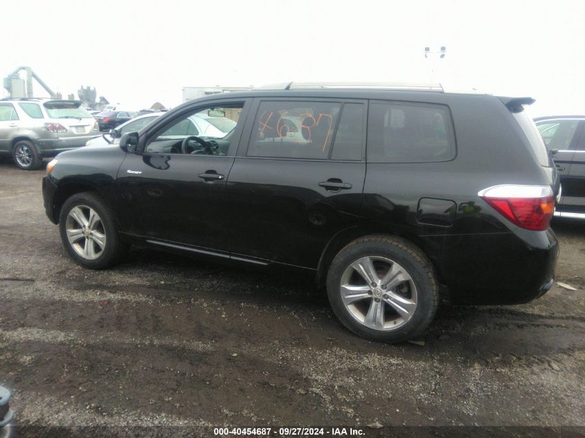 2008 Toyota Highlander Sport VIN: JTEES43A482013812 Lot: 40454687